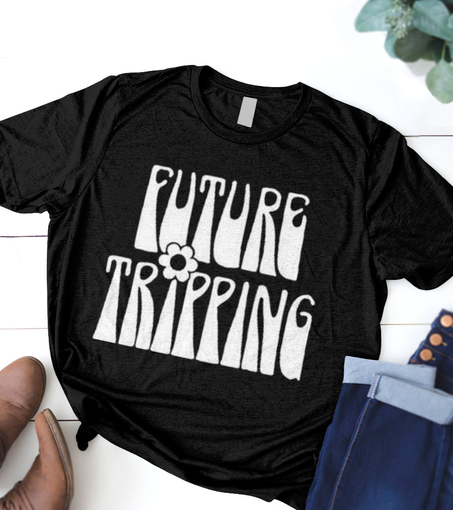 Kelsea Ballerini Future Tripping Retro Flower Text T-Shirt