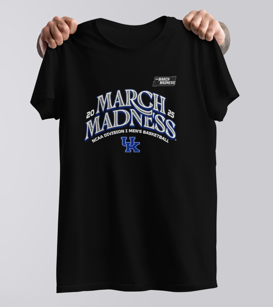 NCAA Division I Kentucky Men's Basketball 2025 March Madness T-Shirt