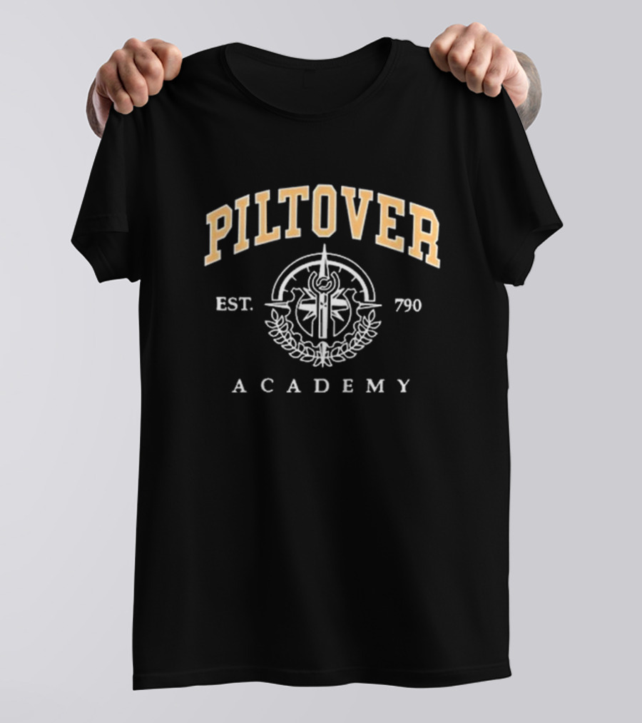 Piltover Academy University Est 790 Emblem T-Shirt