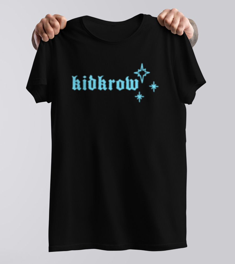 Kid Krow Black Blue Gothic Stars T-Shirt