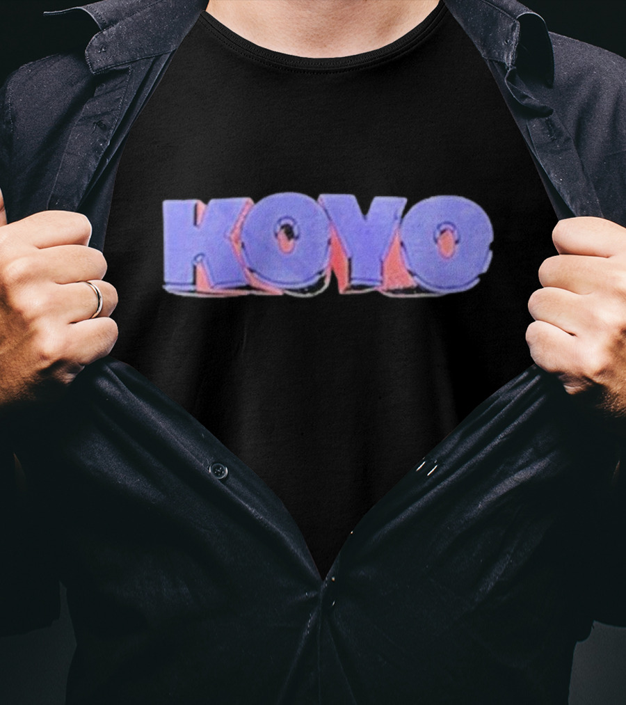 Koyo Would You Miss It Bold Retro 3D Style T-Shirt