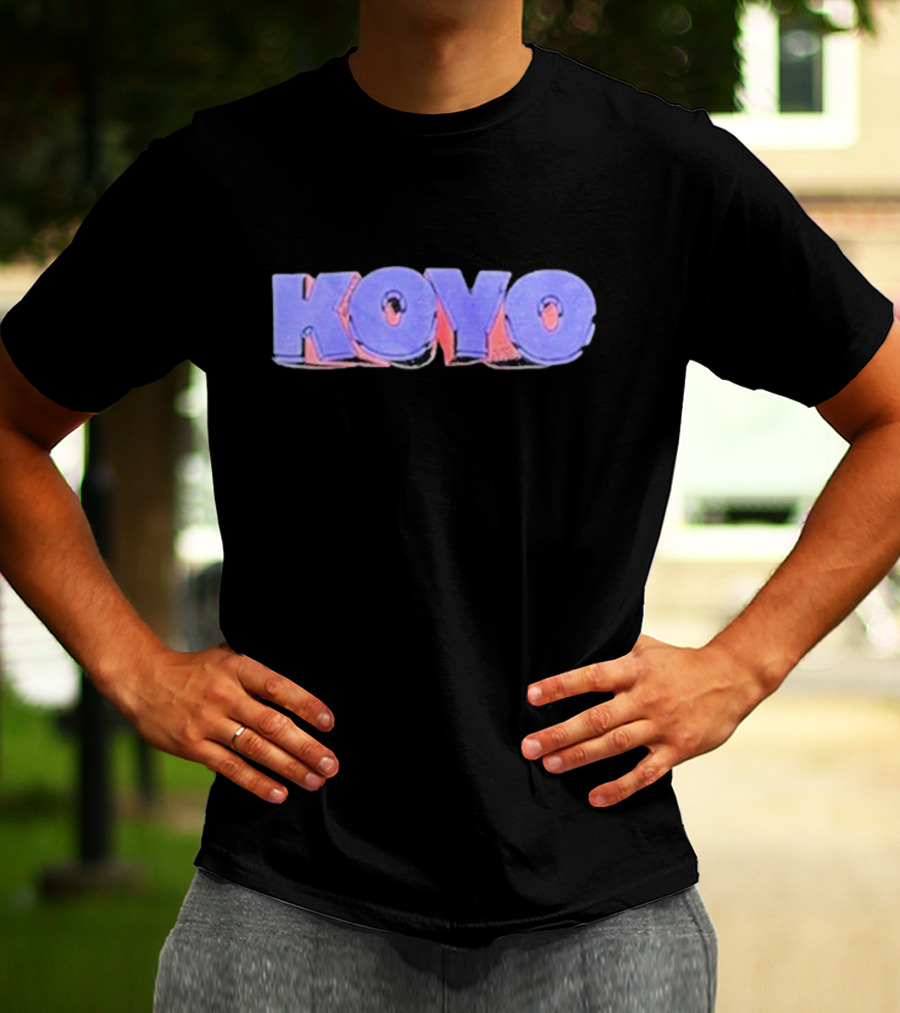 Koyo Would You Miss It Bold Retro 3D Style T-Shirt