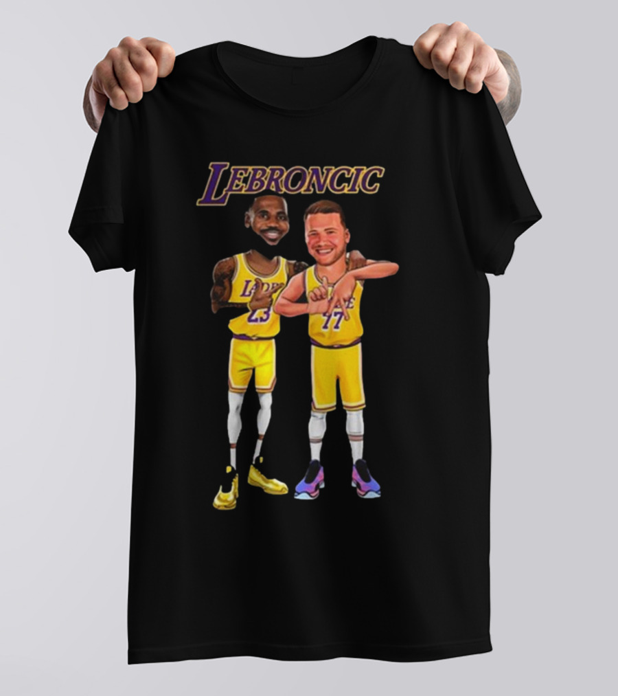 LeBroncic Los Angeles Lakers LeBron James Luka Dončić All Day Everyday T-Shirt