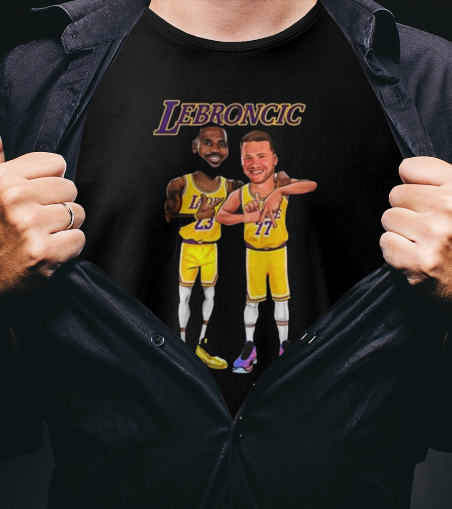 LeBroncic Los Angeles Lakers LeBron James Luka Dončić All Day Everyday T-Shirt