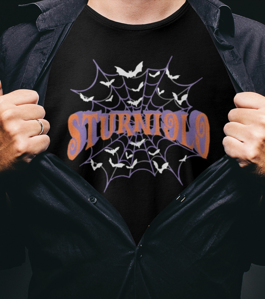 Let’s Trip Sturniolo Web Bats Purple Orange T-Shirt