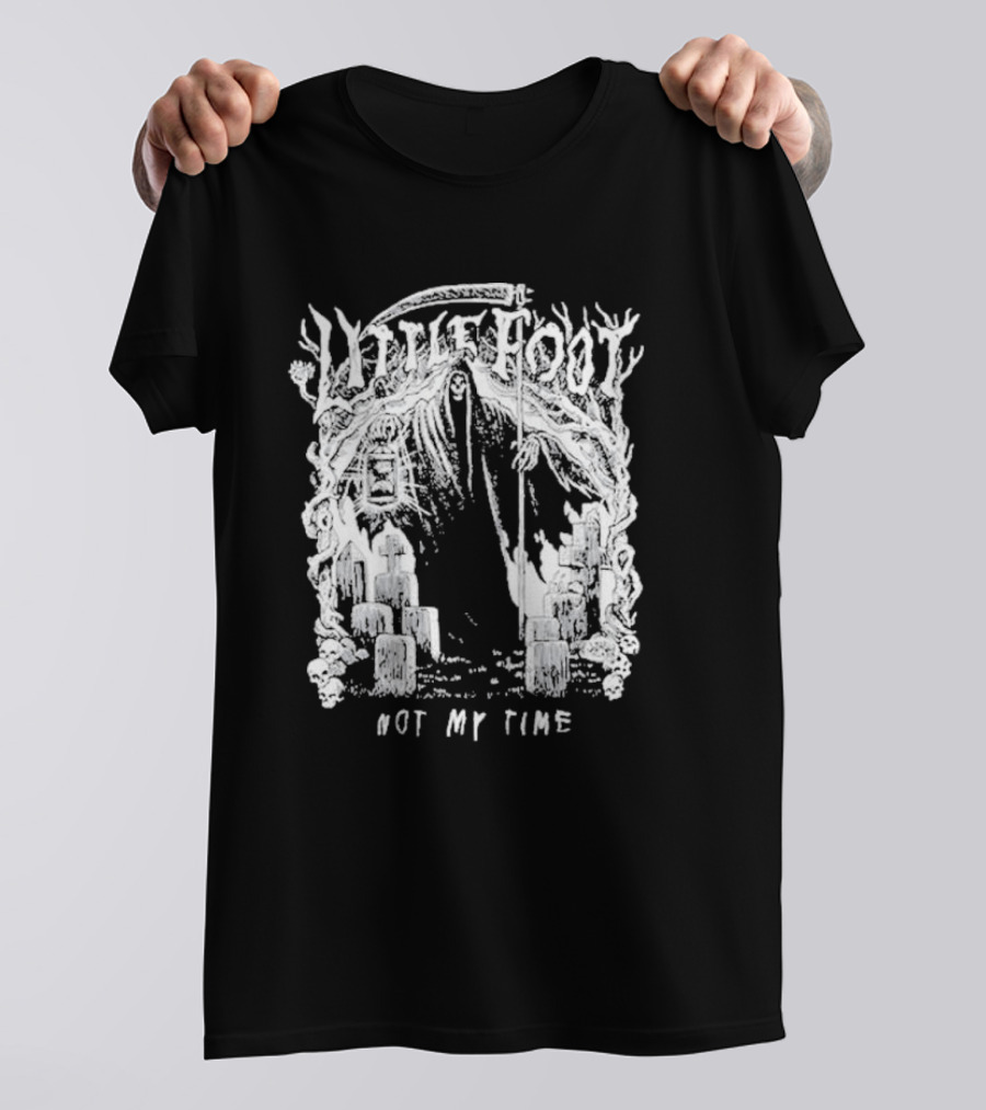 Little Foot Not My Time Diablo Macabre Forest Candle Scene T-Shirt