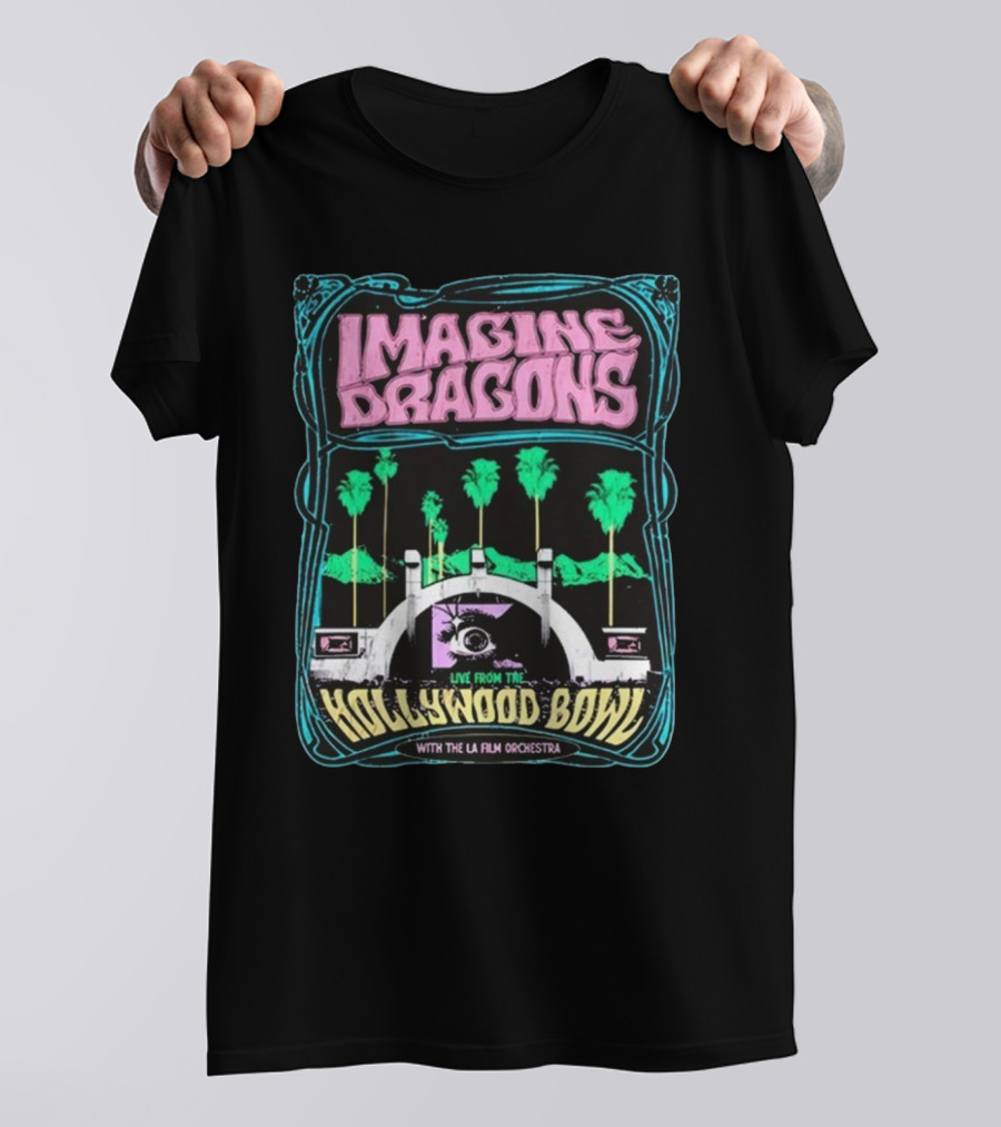 Imagine Dragons Live From The Hollywood Bowl With The LA Film Orchestra Palm Trees T-Shirt