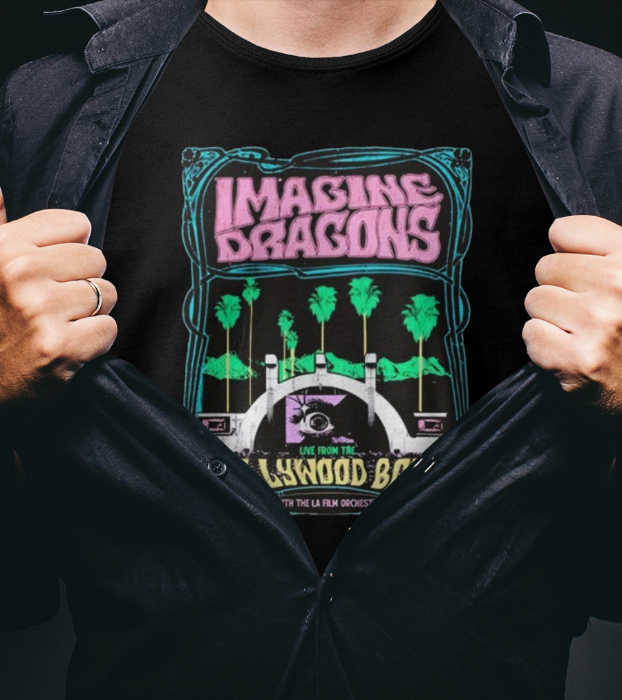 Imagine Dragons Live From The Hollywood Bowl With The LA Film Orchestra Palm Trees T-Shirt