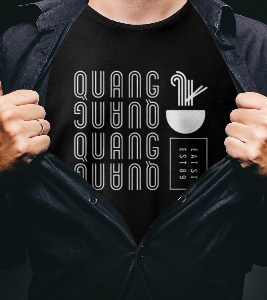 Quang Eat St Est 89 Noodle Bowl Pattern T-Shirt