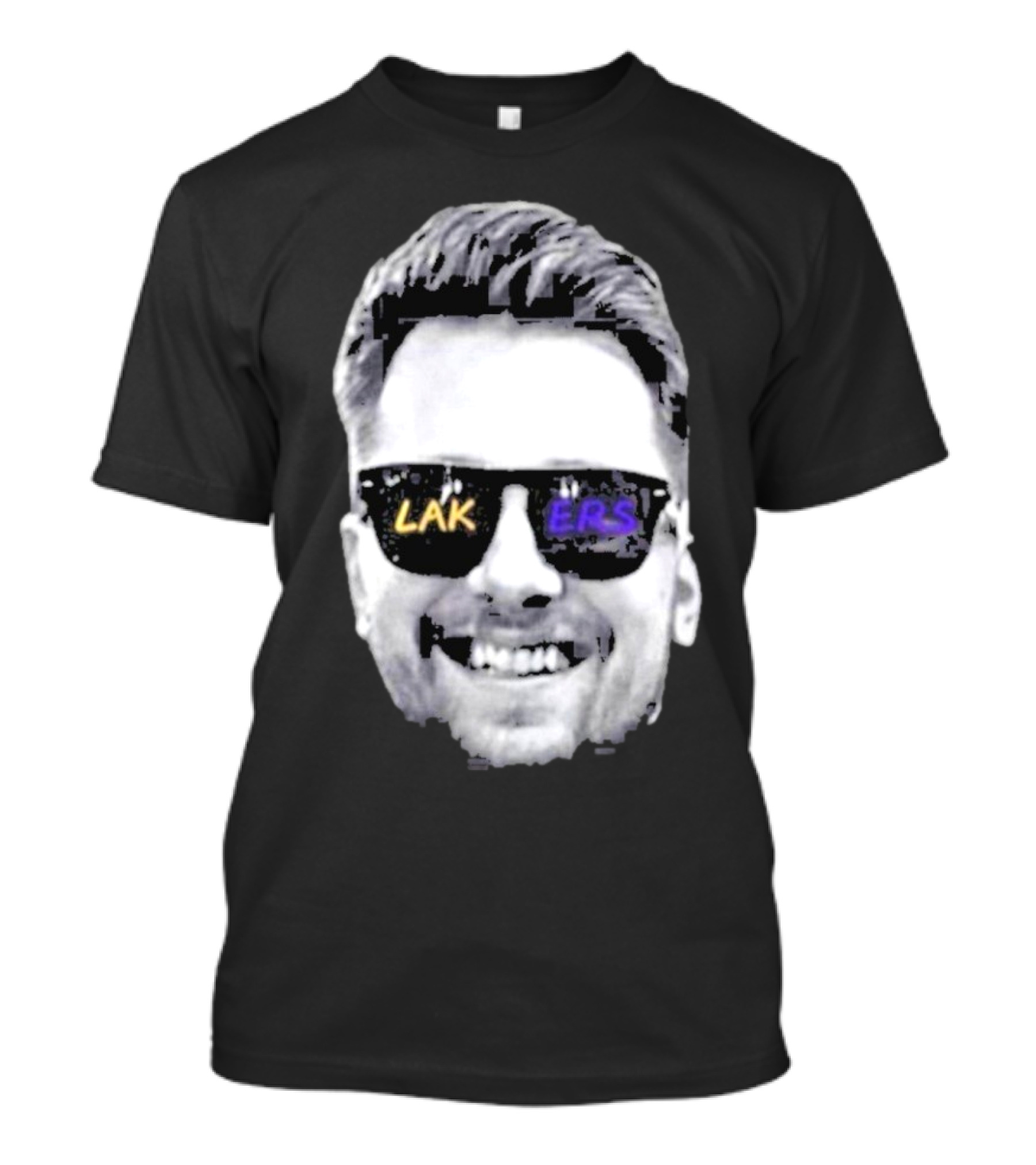 Luka Doncic Los Angeles Lakers Basketball Face Sunglasses T-Shirt