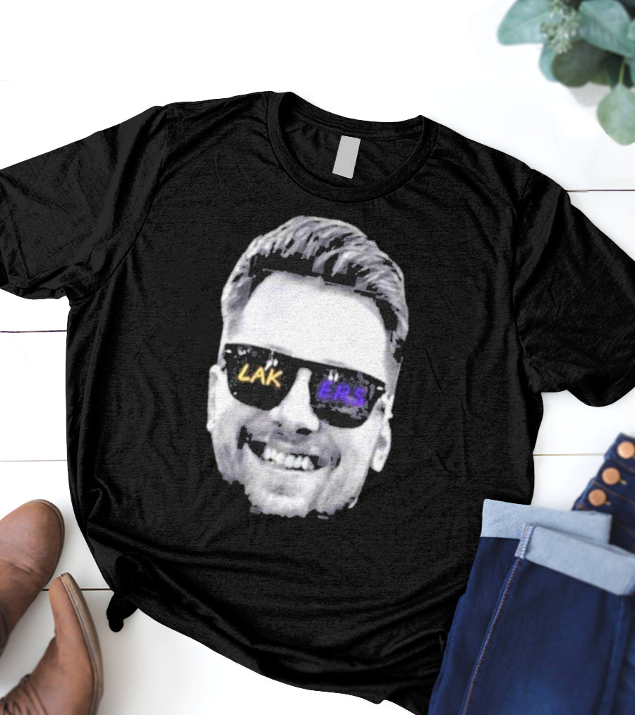 Luka Doncic Los Angeles Lakers Basketball Face Sunglasses T-Shirt