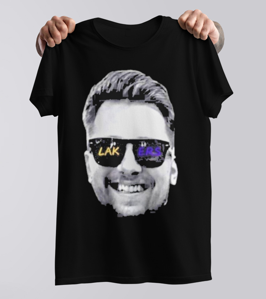 Luka Doncic Los Angeles Lakers Basketball Face Sunglasses T-Shirt