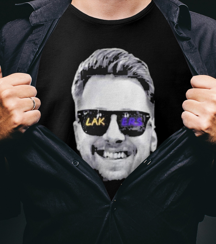 Luka Doncic Los Angeles Lakers Basketball Face Sunglasses T-Shirt