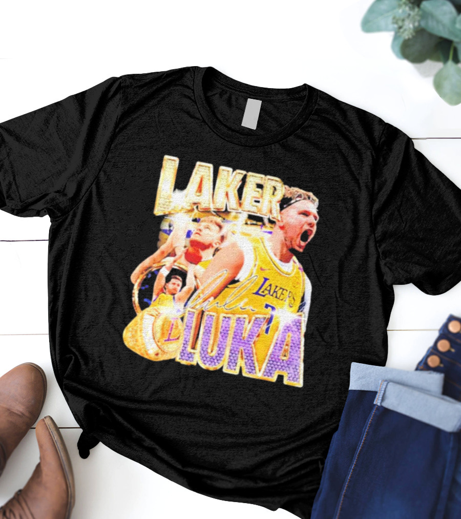 Laker Luka Doncic Lakers Basketball Vintage Style T-Shirt