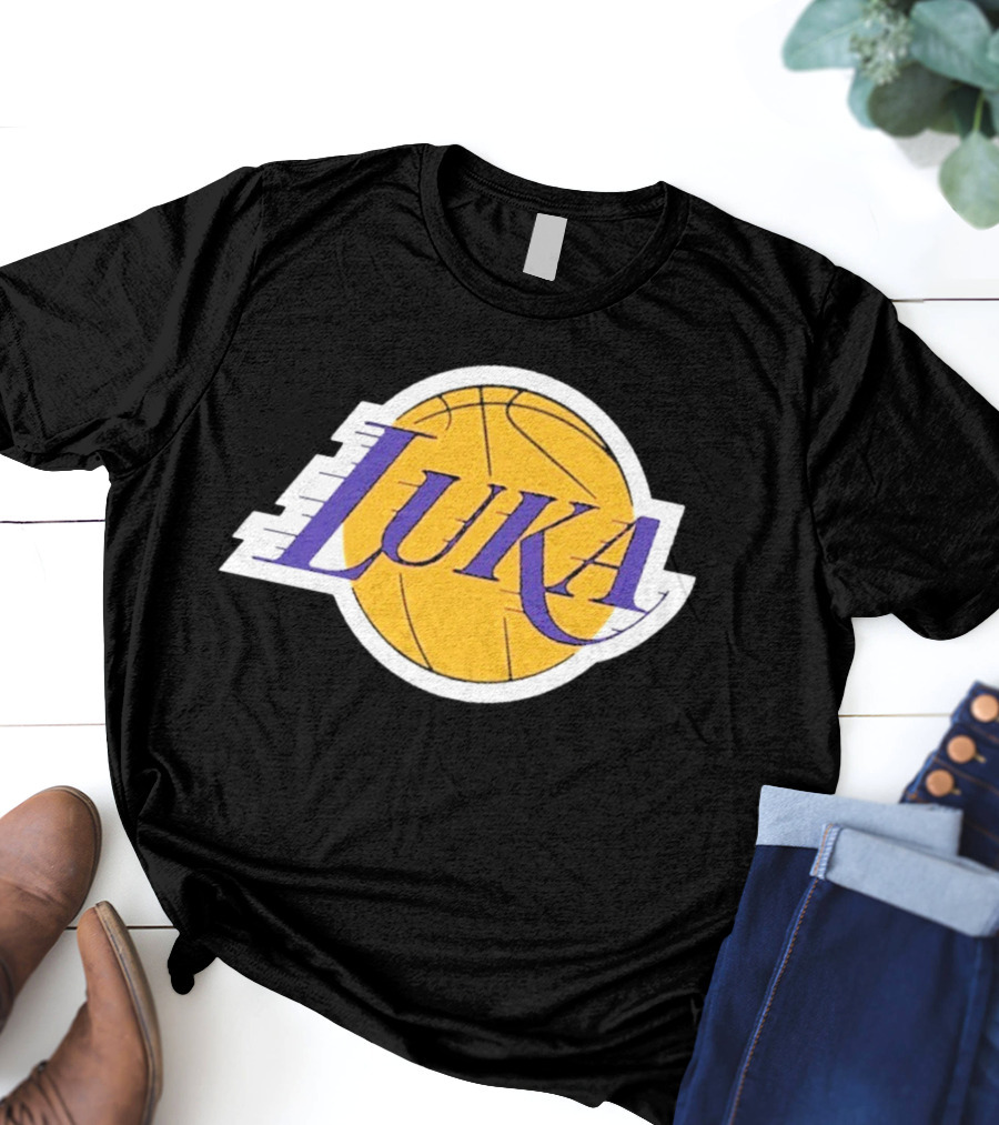 Luka Los Angeles Showtime Basketball-Inspired T-Shirt