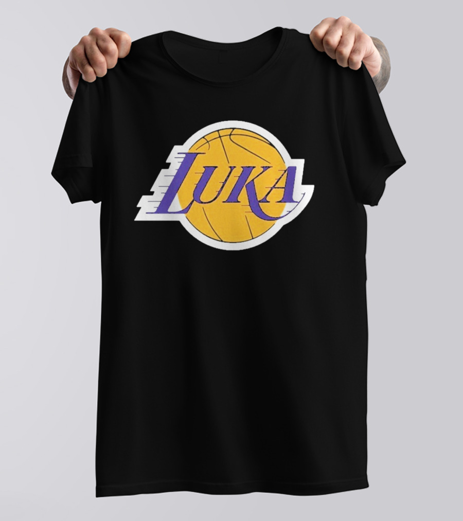Luka Los Angeles Showtime Basketball-Inspired T-Shirt