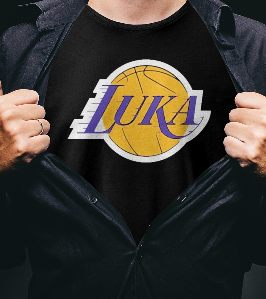 Luka Los Angeles Showtime Basketball-Inspired T-Shirt