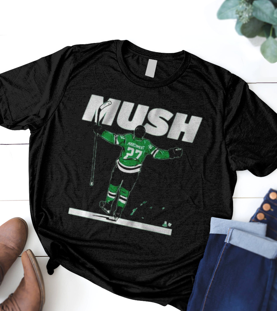 Mason Marchment Hockey Celebration Mush Number 27 T-Shirt