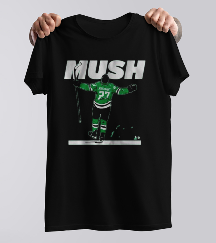 Mason Marchment Hockey Celebration Mush Number 27 T-Shirt