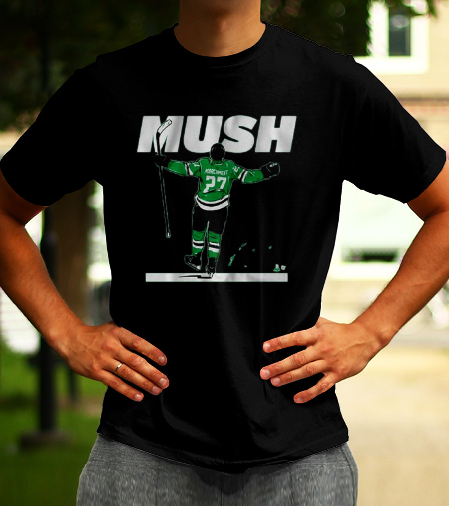 Mason Marchment Hockey Celebration Mush Number 27 T-Shirt