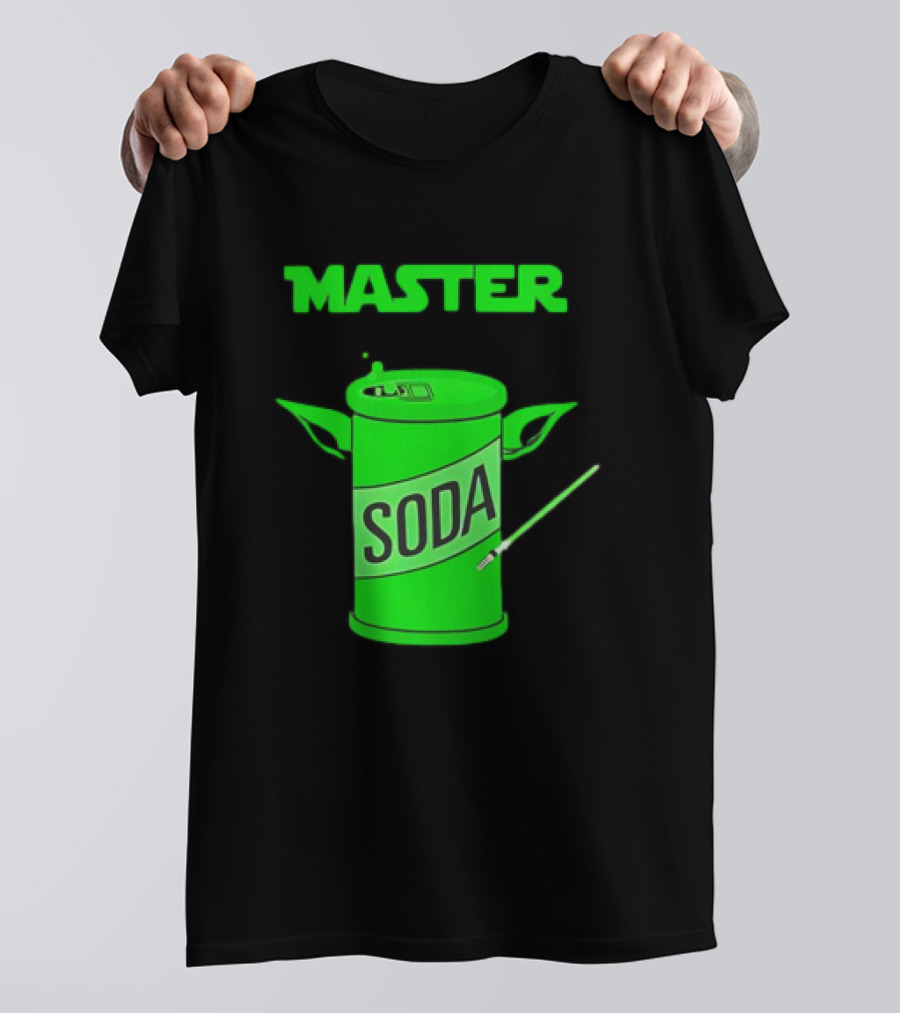 Master Soda Lightsaber Yoda Can T-Shirt