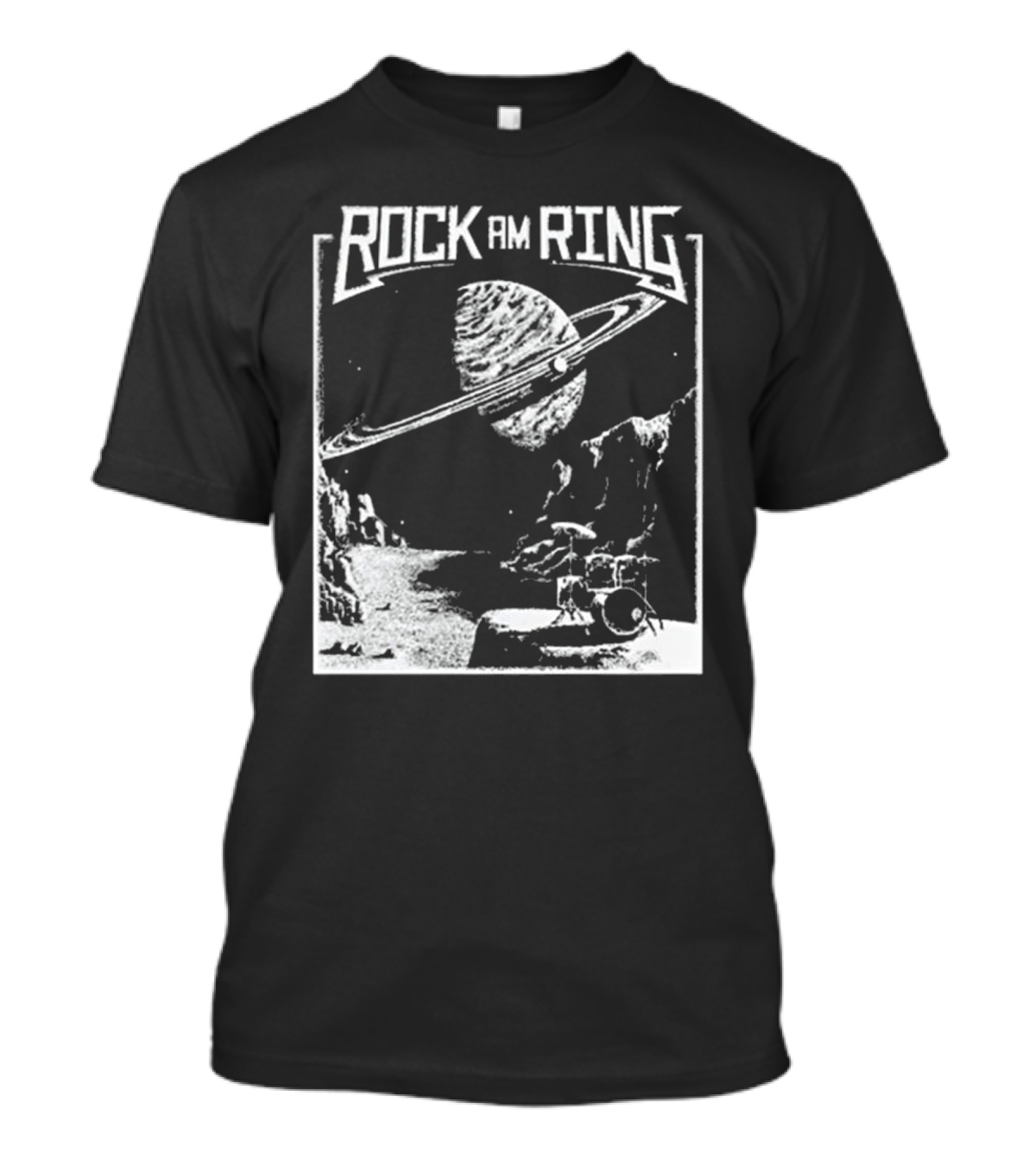 Rock Am Ring Lunar Beat Community Contest Gewinner Saturn Planet Drums T-Shirt