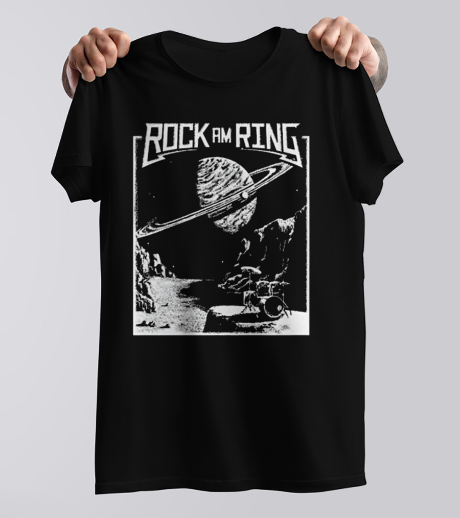 Rock Am Ring Lunar Beat Community Contest Gewinner Saturn Planet Drums T-Shirt