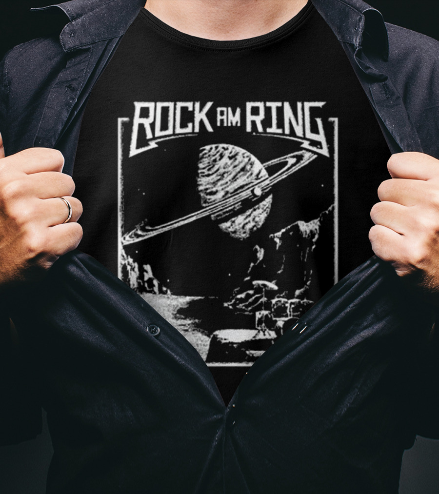 Rock Am Ring Lunar Beat Community Contest Gewinner Saturn Planet Drums T-Shirt
