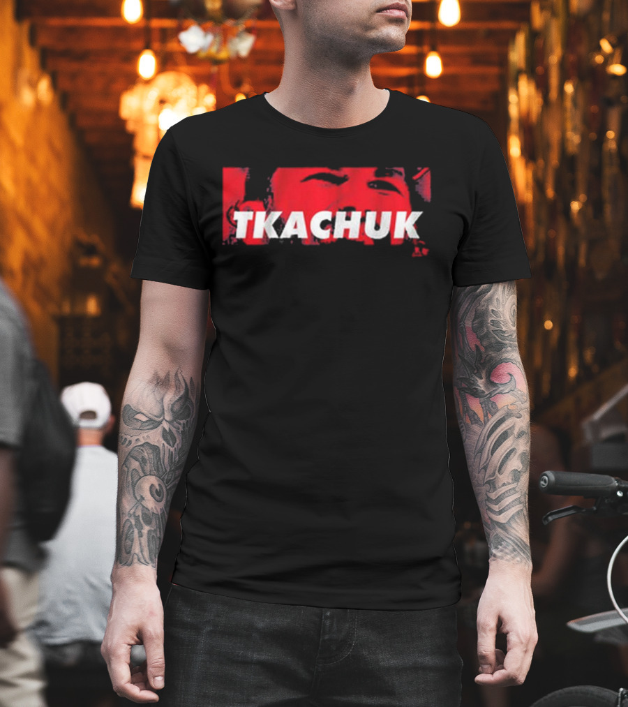 Tkachuk Eyes Red Graphic T-Shirt