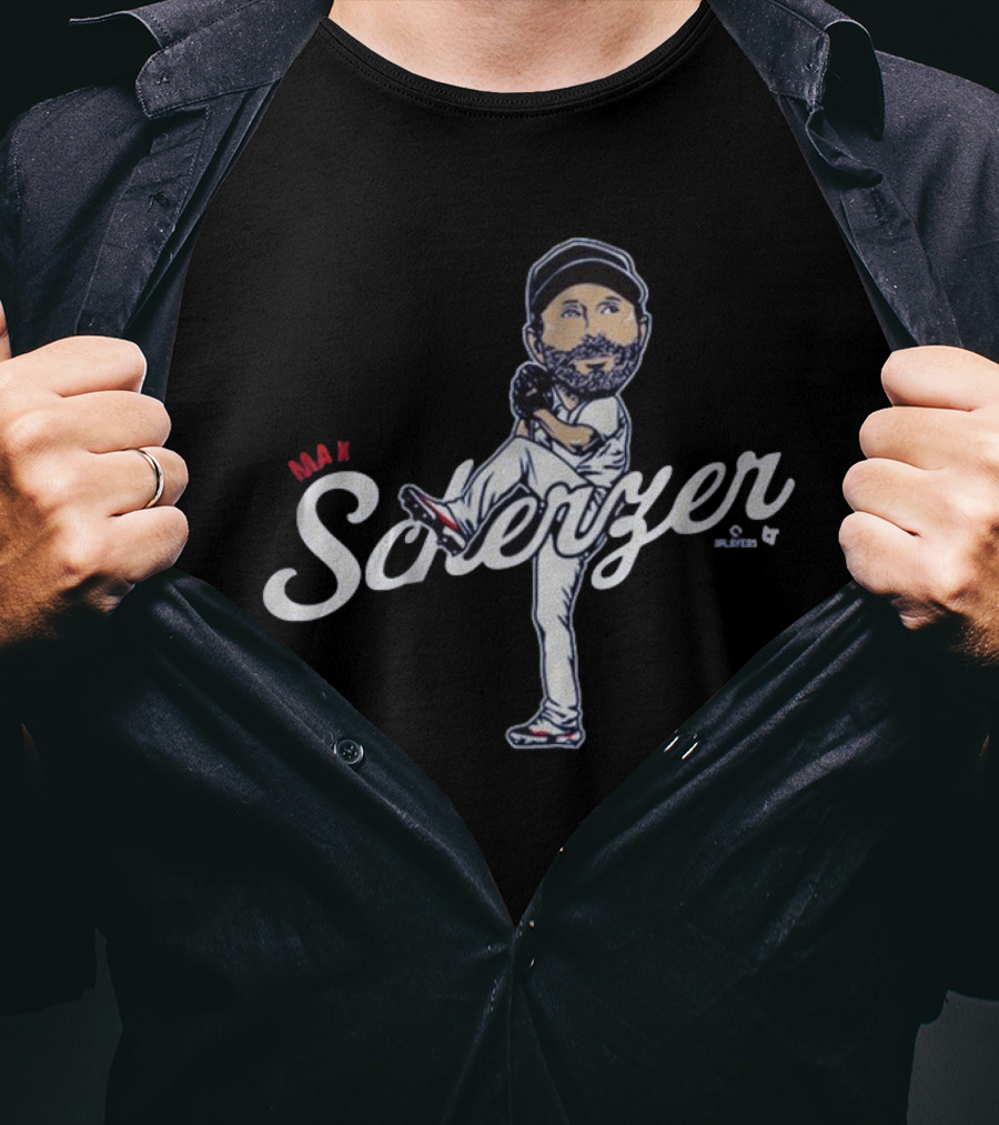 Max Scherzer Caricature Toronto Blue Jays MLB Pitcher Baseball T-Shirt