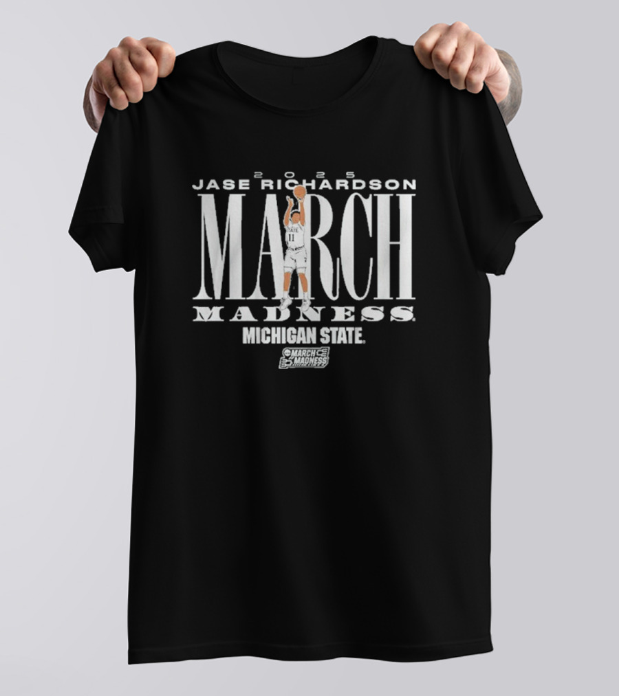 Jase Richardson Michigan State March Madness Basketball T-Shirt