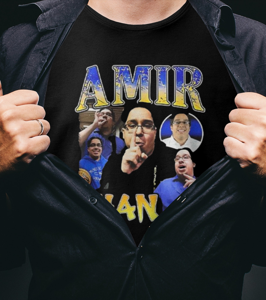 Amir Khan McNeese State University Blue And Gold Style T-Shirt