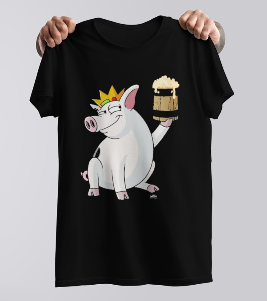 Merkimer Pig Cheers Crown Gildan Softstyle T-Shirt