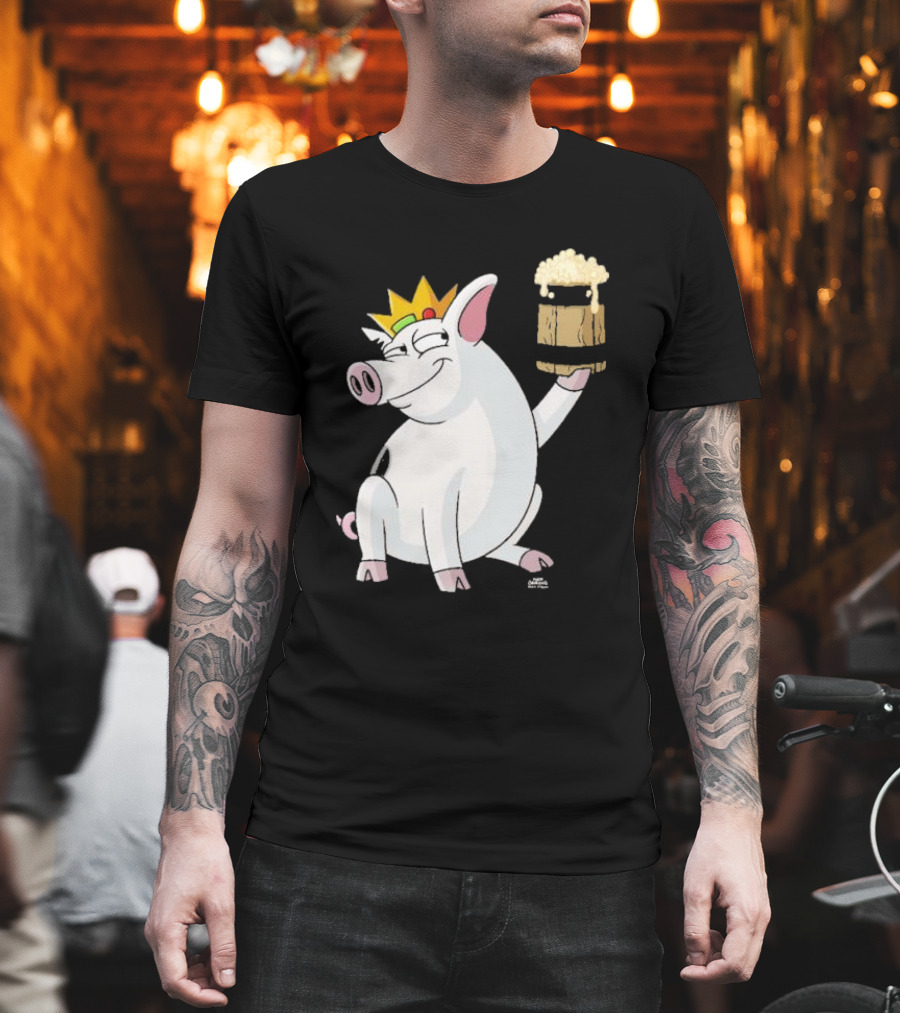 Merkimer Pig Cheers Crown Gildan Softstyle T-Shirt