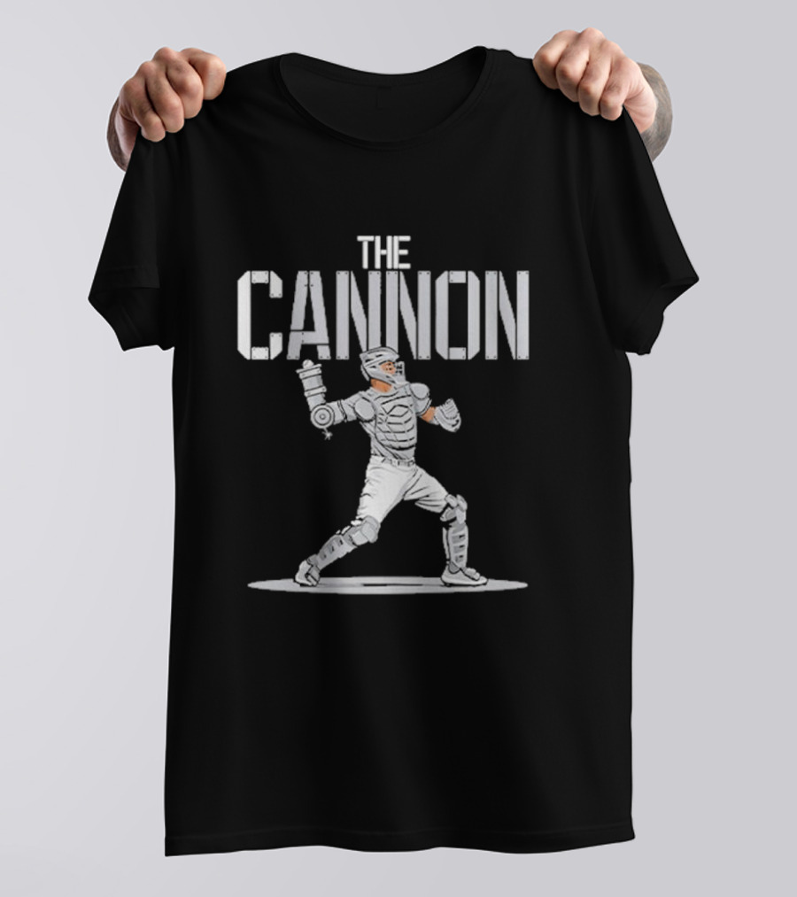 Mets Sean Manaea The Cannon Catcher Stance And Gear T-Shirt
