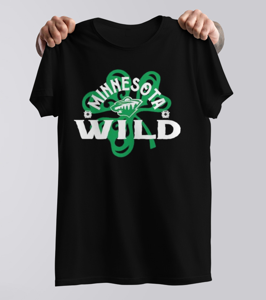 Minnesota Wild St. Patrick’s Day Shamrock 2025 T-Shirt