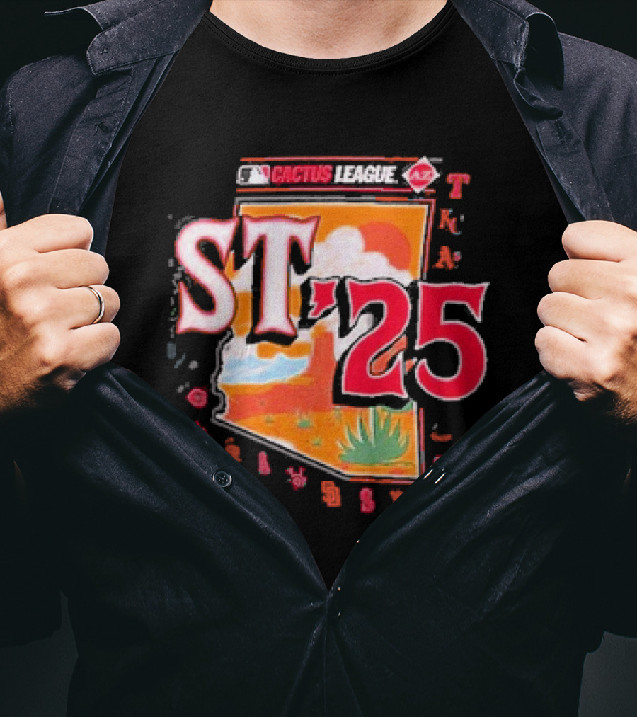 MLB 2025 Spring Training Cactus League Arizona ST25 T-Shirt