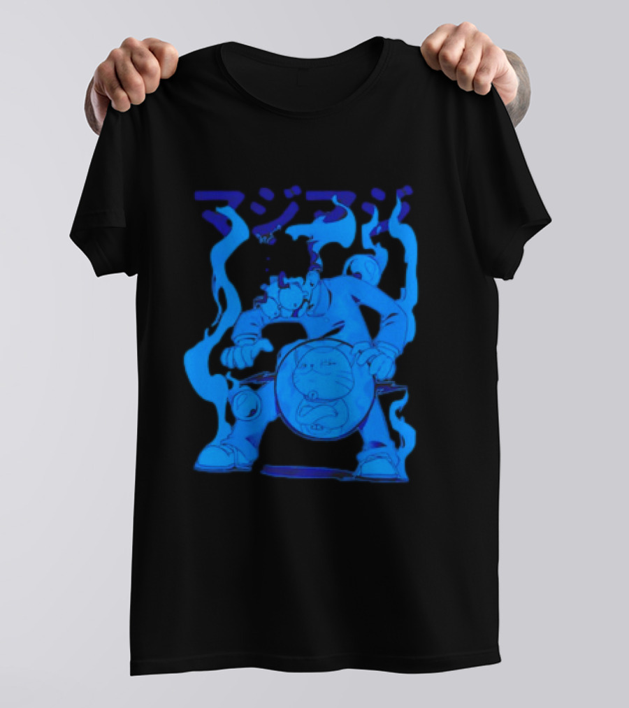 Dandadan My Balls Manga Character With Blue Aura T-Shirt