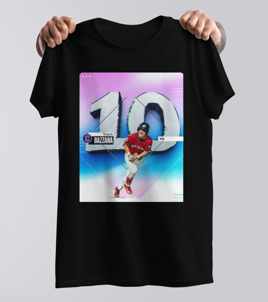 MLB Travis Bazzana Cleveland Guardians Top 10 Prospects T-Shirt
