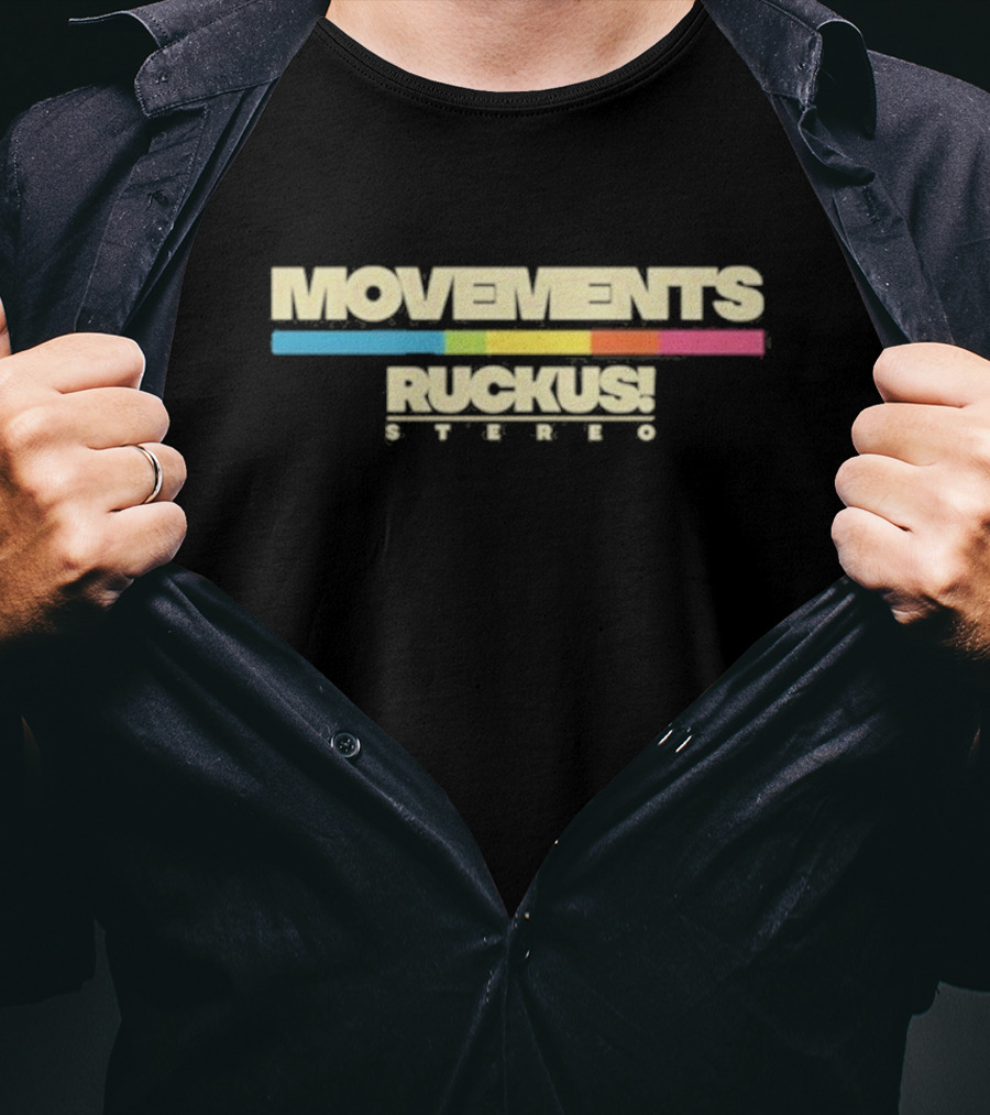 Movements Ruckus Stereo Retro Color Bar T-Shirt