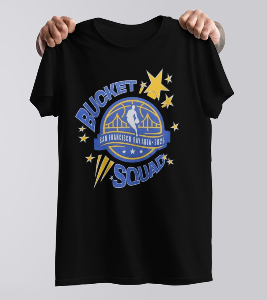 NBA All-Star 2025 Bucket Squad San Francisco Bay Area T-Shirt