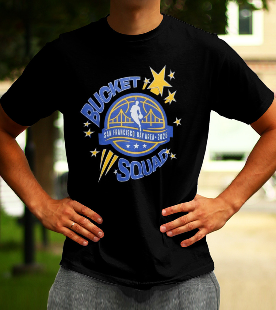 NBA All-Star 2025 Bucket Squad San Francisco Bay Area T-Shirt