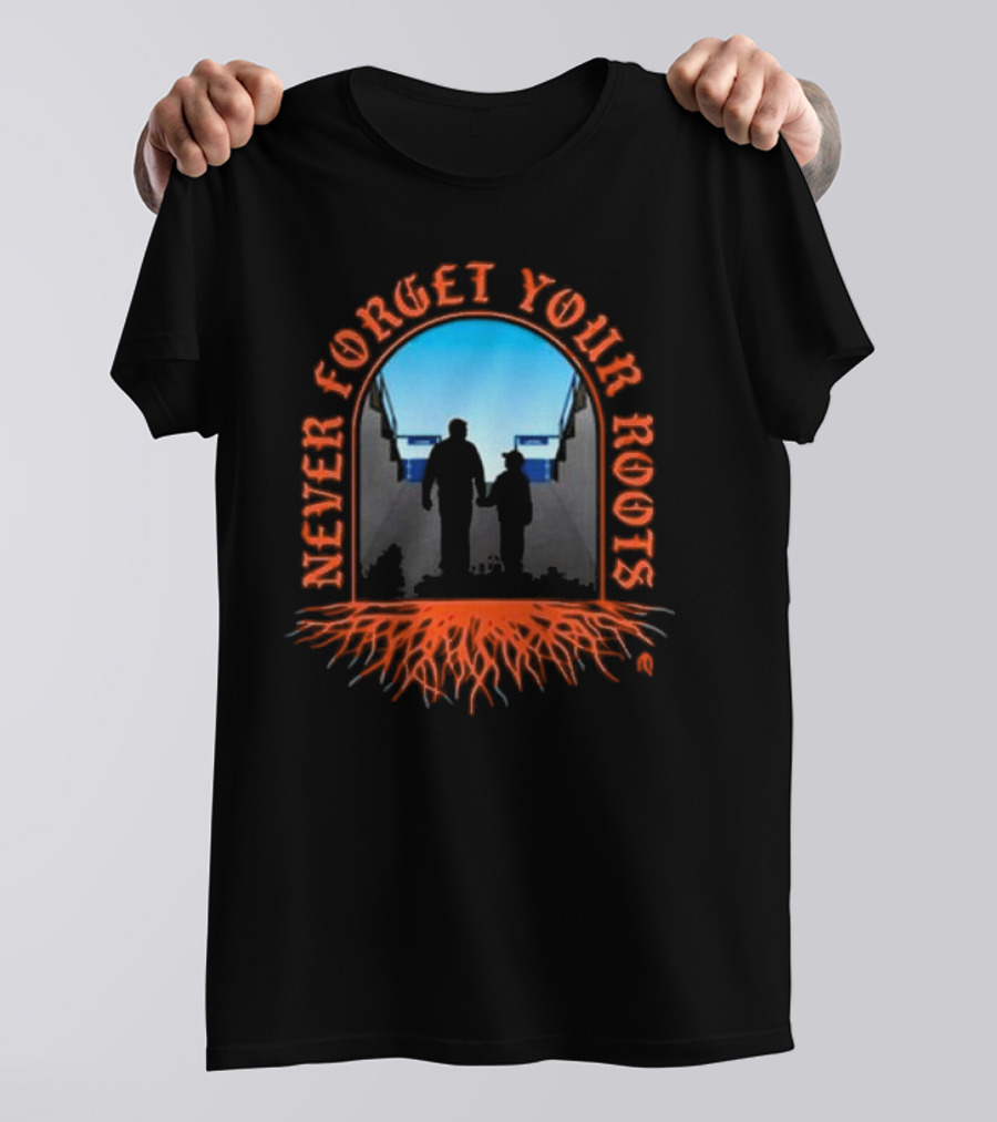 Never Forget Your Roots Family Connection Silhouette Roots T-Shirt