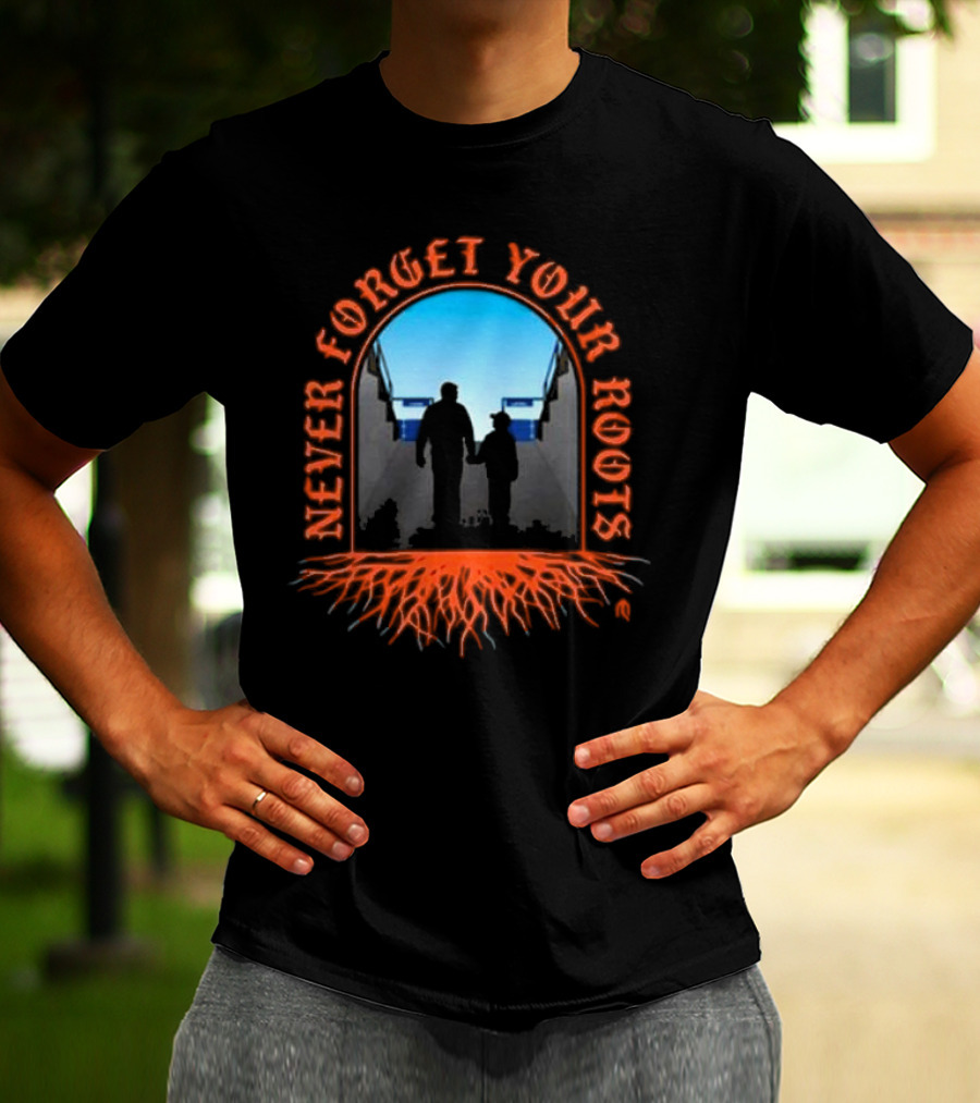 Never Forget Your Roots Family Connection Silhouette Roots T-Shirt