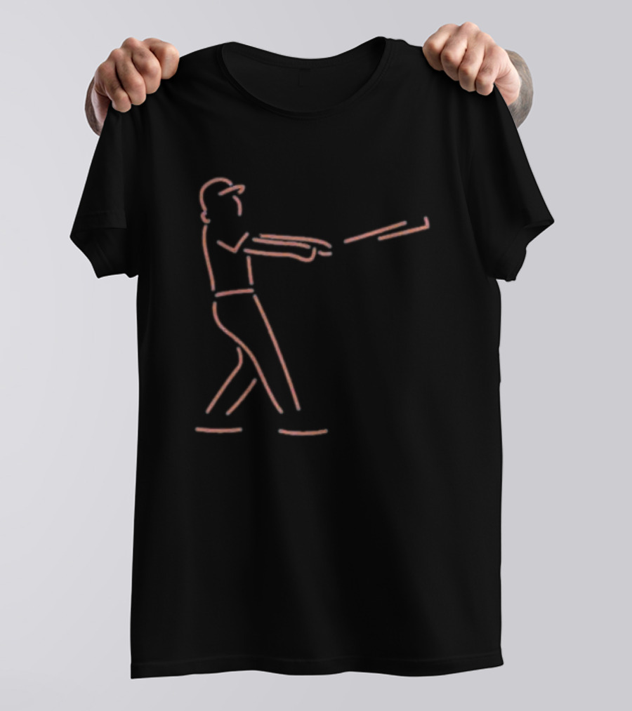 New York Mets Francisco Lindor Batting Outline T-Shirt