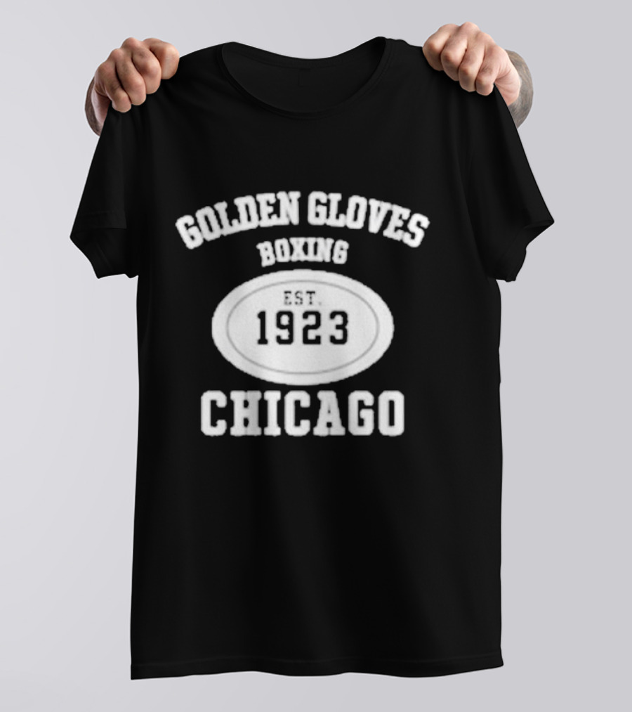 Golden Gloves Boxing 1923 Chicago Vintage Style T-Shirt