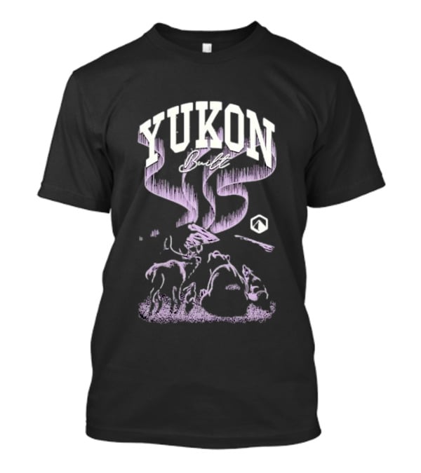 Yukon Built Northern Lights Social Club Scenery T-Shirt
