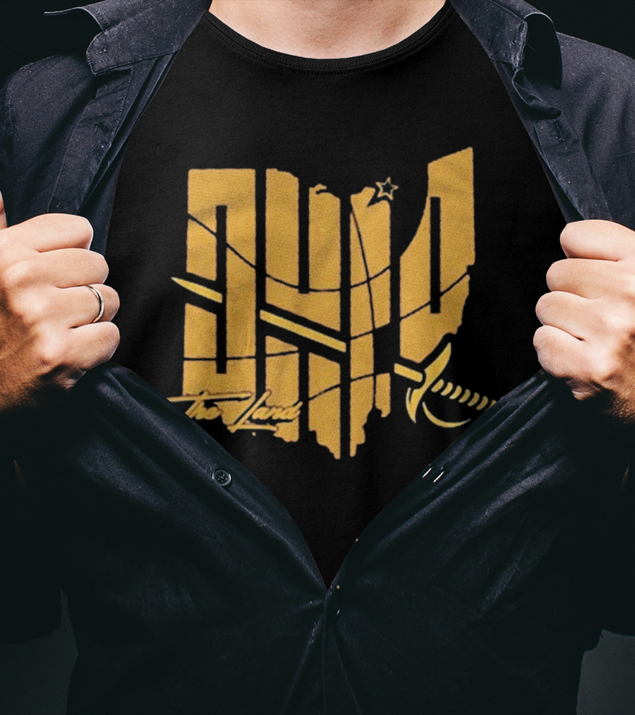 Ohio Cleveland The Land 2025 Basketball Star T-Shirt