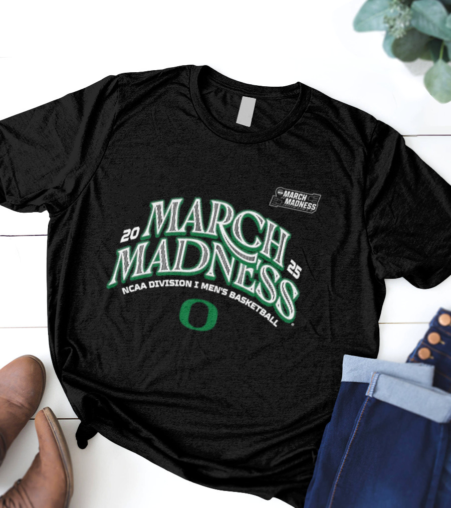 2025 March Madness NCAA Division I Men’s Basketball Oregon T-Shirt