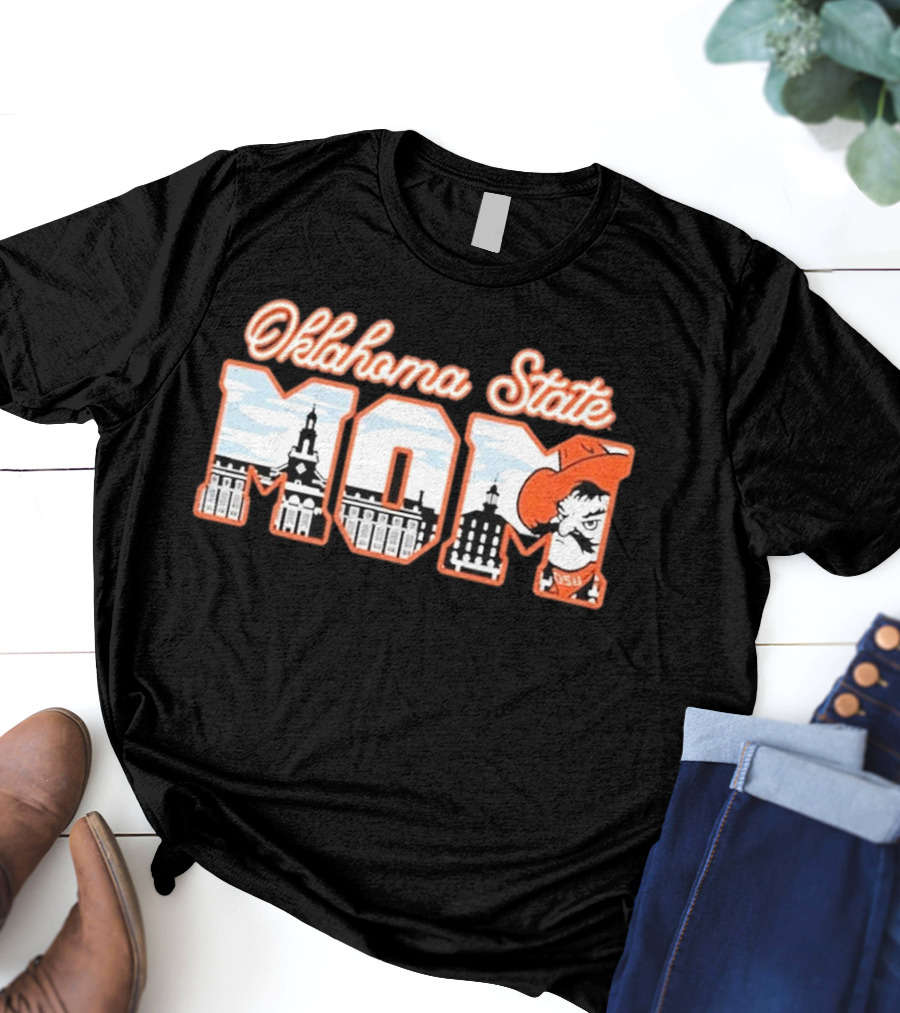 Oklahoma State Mom Campus Cowboys OSU Iconic Imagery T-Shirt